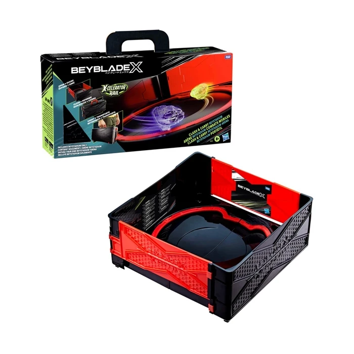 Φιγούρα Δράσης Hasbro Bey Blade X  X-Celerator Rail Clash & Carry Beystadium (G0841)