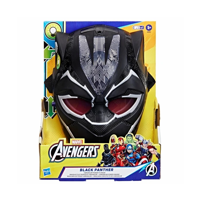 Φιγούρα Δράσης Hasbro Marvel Avengers Black Panther Vibranium Power FX Mask (G0902)