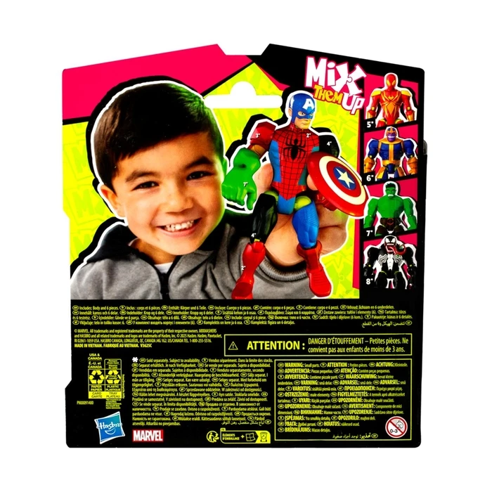Φιγούρα Δράσης Hasbro Marvel Avengers Mixmashers Captain America Figure (F9267)