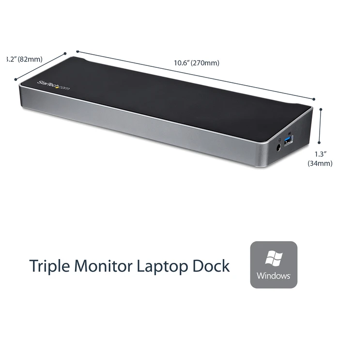 Docking Station StarTech Triple-Video Laptop - USB 3.0