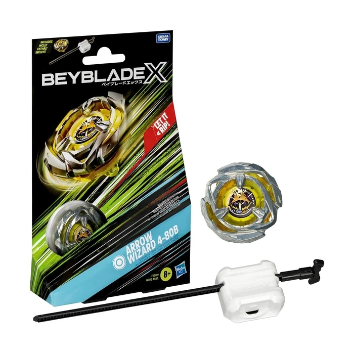 Διαδραστικό Παιχνίδι Hasbro Bey Blade X Starter Pack Top Arrow Wizard Stamina (F9582)