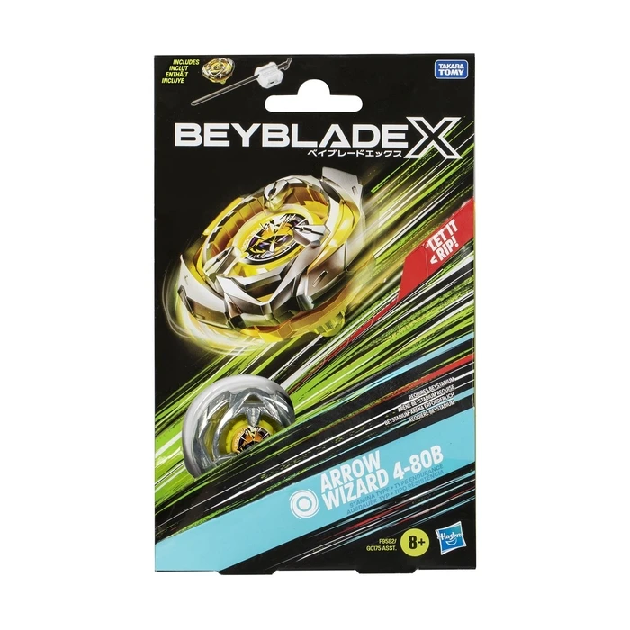 Διαδραστικό Παιχνίδι Hasbro Bey Blade X Starter Pack Top Arrow Wizard Stamina (F9582)