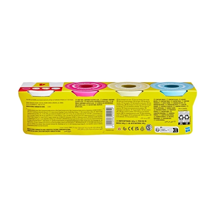 Πλαστελίνη Hasbro Play-Doh: Specialty Compound - Confetti Fun 4 Pack (G1736)