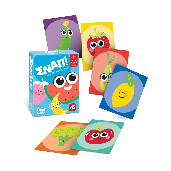 Παιχνίδι με Κάρτες  AS Kiddy Cards - Σνάπ! Παιχνίδι Ταχύτητας (1040-25100)