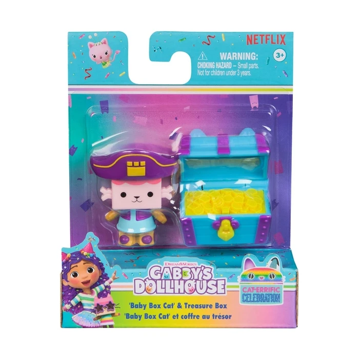 Μινιατούρα Spin Master Gabby's Dollhouse Cat-Errific Celebration 'Baby Box Cat'  Treasure Box (20149924)