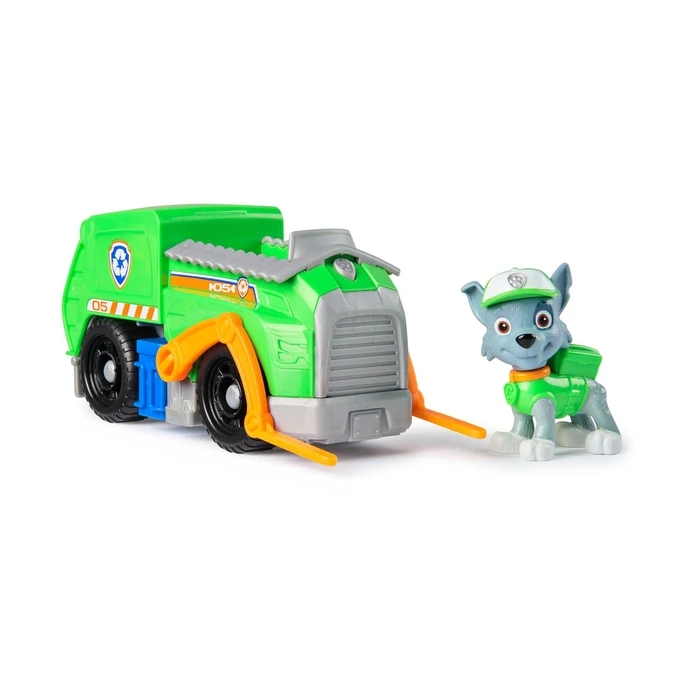Αυτοκινητάκι Spin Master Paw Patrol: Rocky - Recycle Truck Vehicle (20149044)