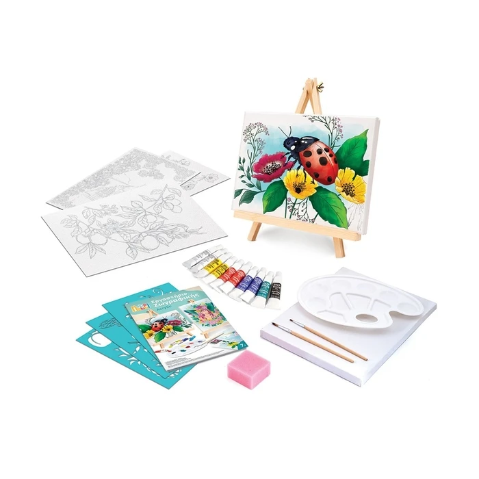 HappiHobbi Watercolor Painting Workshop - Fairies & Unicorns for Kids 7+ (1038-11042)