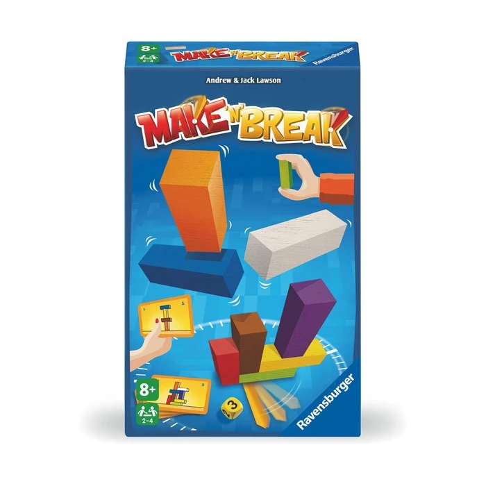 Επιτραπέζιο Παιχνίδι Ravensburger Make'n'Break - Board Game [Travel] (24813)