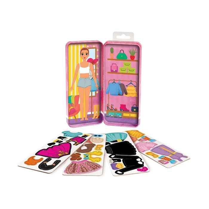Μαγνητικό Παιχνίδι AS HappiHobbi: Fashion Girl - Magnet Tin (1029-64074)