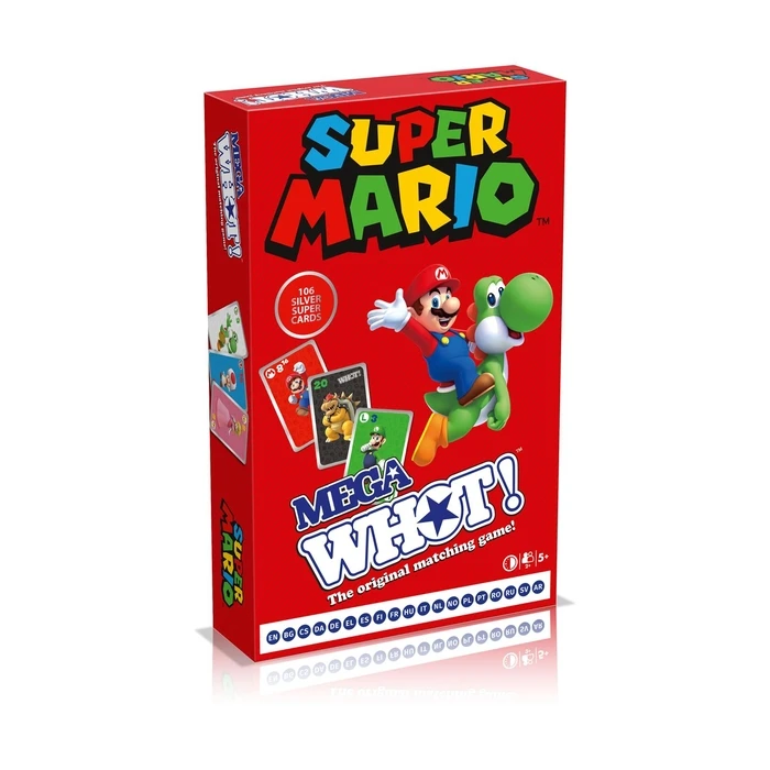 Παιχνίδι με Κάρτες Winning Moves Mega Whot Super Mario (English Language) (WM04006-ML1-6)