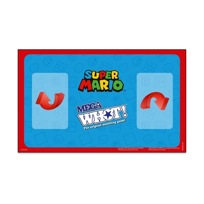 Παιχνίδι με Κάρτες Winning Moves Mega Whot Super Mario (English Language) (WM04006-ML1-6)