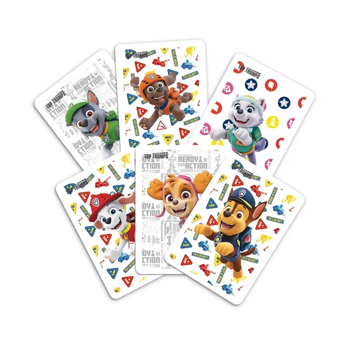 Παιχνίδι με Κάρτες Winning Moves Top Trumps Match Paw Patrol Τhe Crazy Cube Game (English Language) (WM01346-ML1-6)