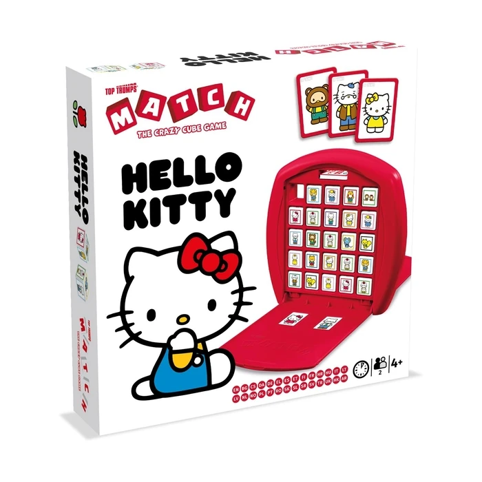 Παιχνίδι με Κάρτες Winning Moves Top Trumps Match Hello Kitty Τhe Crazy Cube Game (English Language) (WM04859-ML1-6)