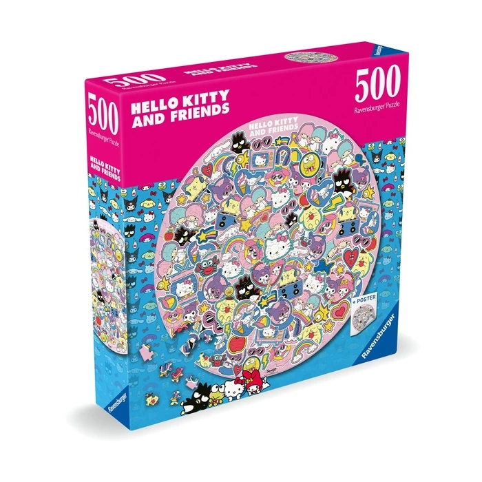 Παζλ Ravensburger Hello Kitty - Hello Kitty and Friends (500 pcs) (12001391)