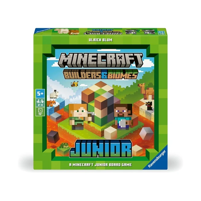 Επιτραπέζιο Παιχνίδι Ravensburger Board Game: Minecraft - Builders & Biomes Junior (24750)