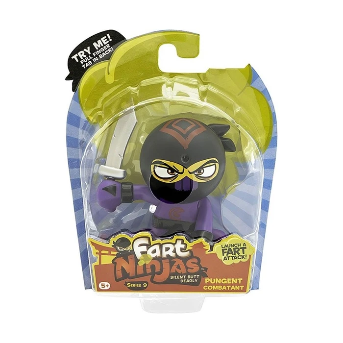 Μινιατούρα Giochi Preziosi Fart Ninjas Silent Butt Deadly Ninja Figure Series 9 (Random) (FAN01000)