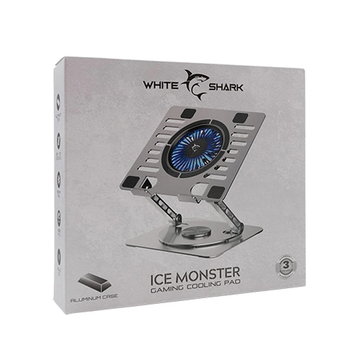 Βάση Laptop White Shark GCP-16 ICE MONSTER 17.3'