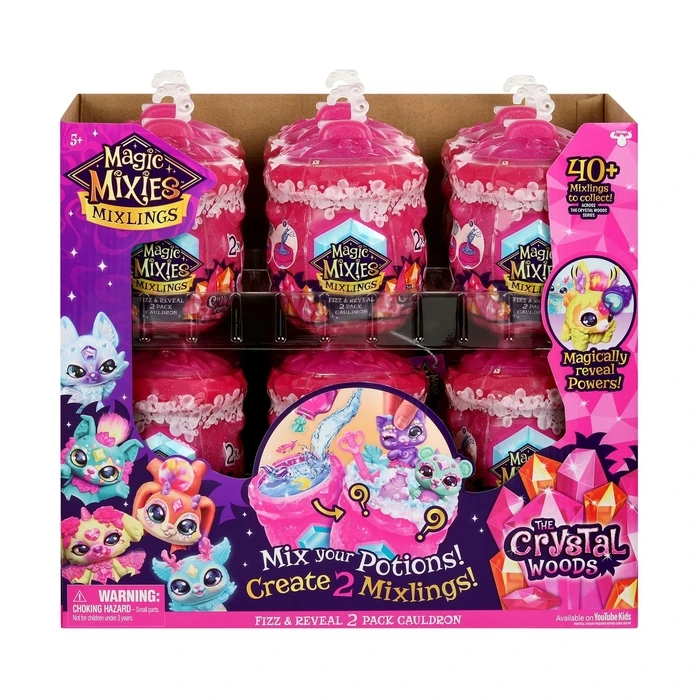Μινιατούρα Giochi Preziosi Magic Mixies: The Crystal Woods Fizz & Reveal 2 Pack Gauldron S3 (MG008000)