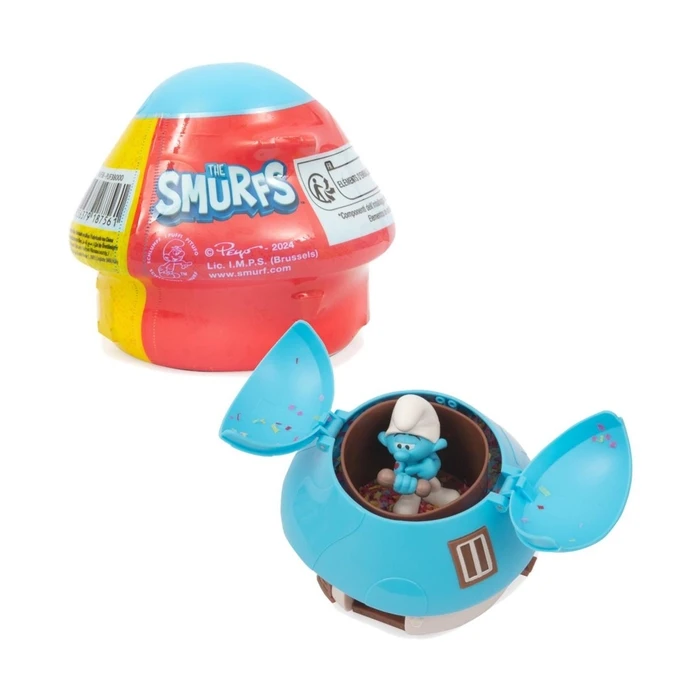 Φιγούρα Δράσης Giochi Preziosi The Smurfs Mushroom House with Surprise Figure W2 (Random) (PUF38000)