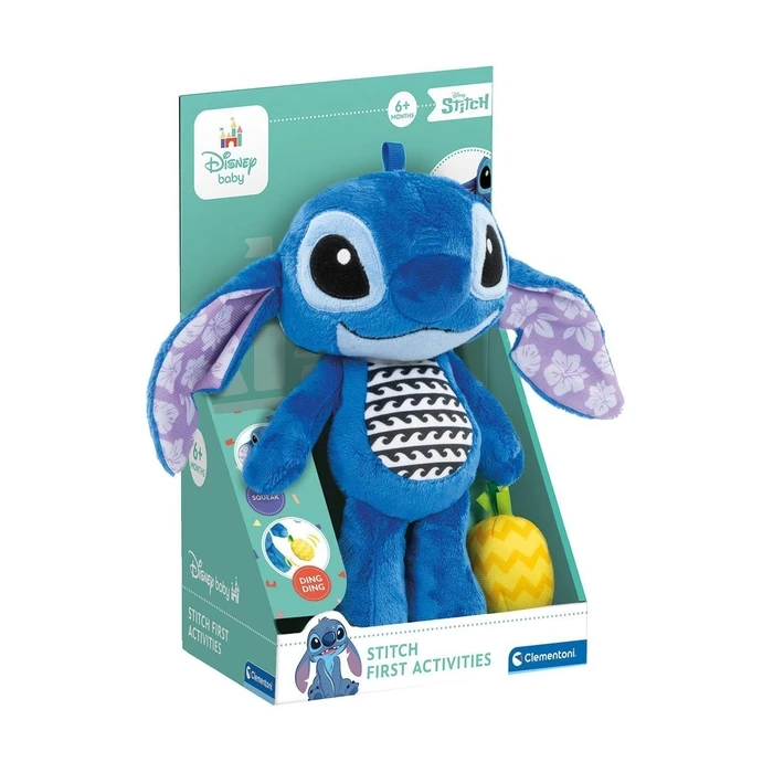 Κουδουνίστρα AS Clementoni Disney Baby: Stitch - First Activities (1000-17918)