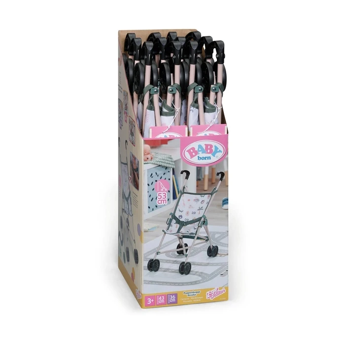 Κούκλα Μωρό Zapf Creation Baby Born: Stroller (838327)