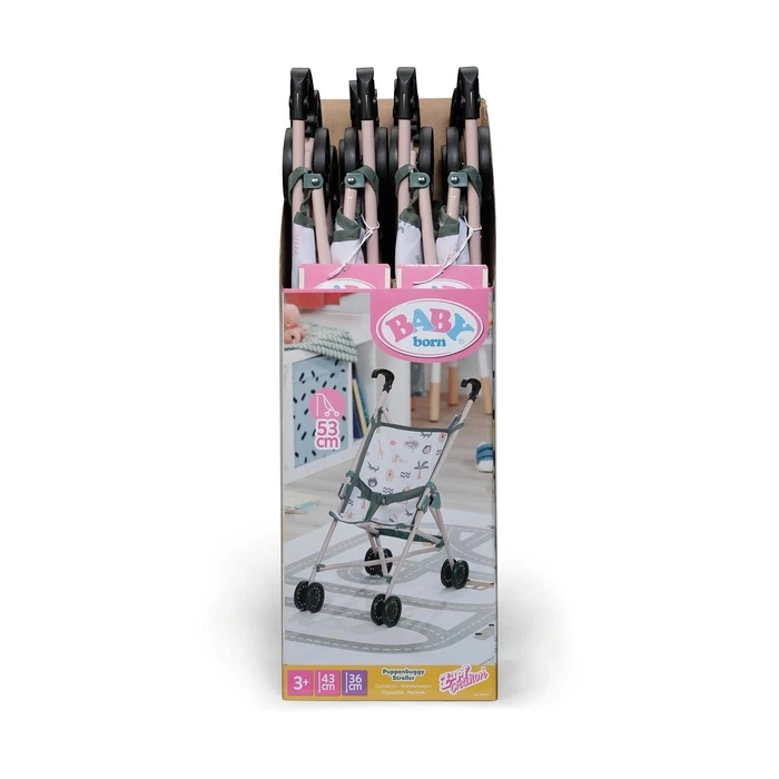 Κούκλα Μωρό Zapf Creation Baby Born: Stroller (838327)