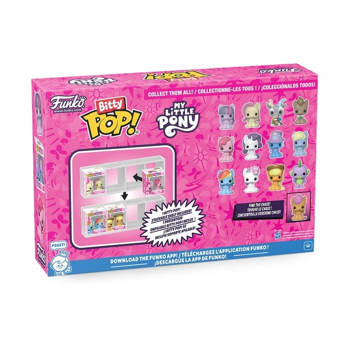 Funko Bitty Pop! My Little Pony - Twilight Sparkle, Fluttershy, Discord & Dr. Hooves Chase - 4 Pack