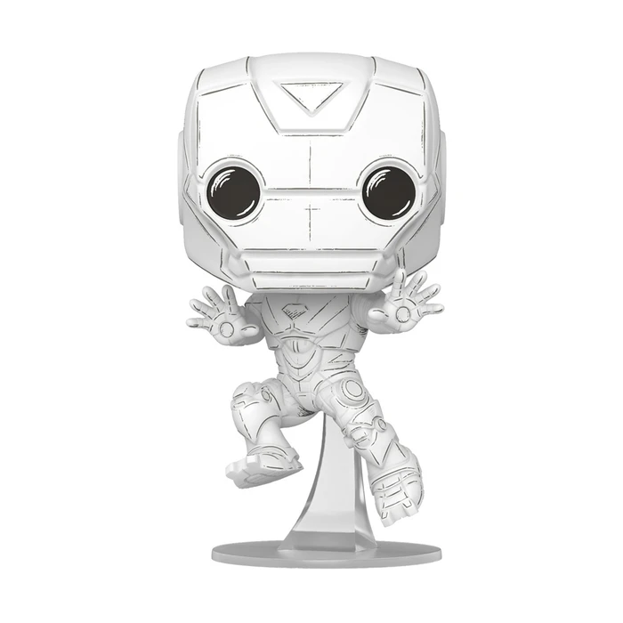 Funko Pop Marvel Iron Man Iron Man Sketched Bobble Head Vinyl Figure