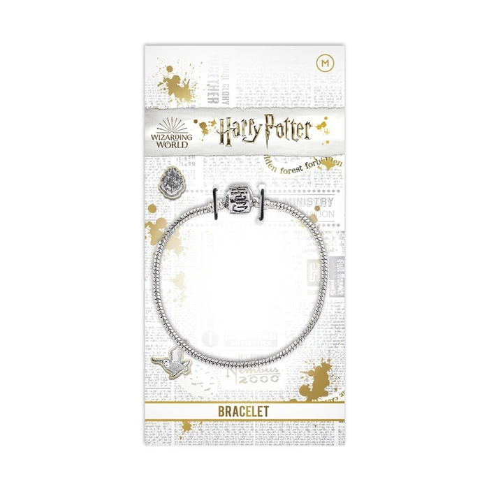 Charm Bracelets The Carat Shop Ltd Harry Potter Charm Bracelet 18cm Silver HP0028 18