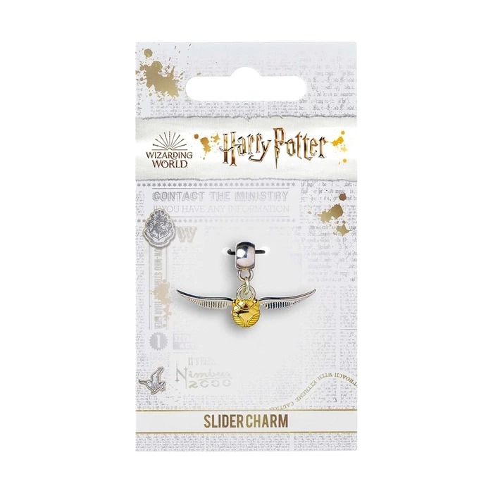 The Carat Shop Ltd Χαρακτήρας Golden Snitch Slider Charm Silver HP0004