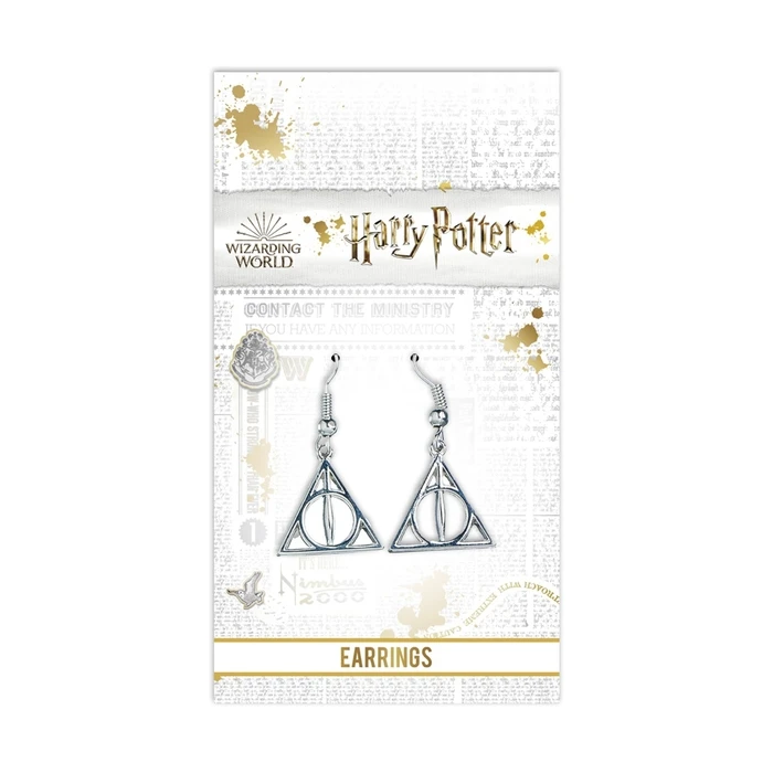 Drop Earrings The Carat Shop Ltd Harry Potter Deathly Hallows