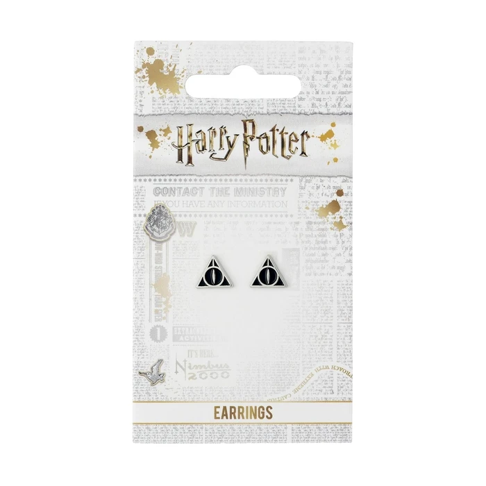 Σκουλαρίκια Carat Shop Harry Potter - Deathly Hallows Black Stud (WES0054)