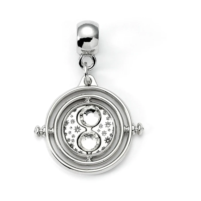 Harry Potter Time Turner Silver Tone Slider Charm The Carat Shop Ltd