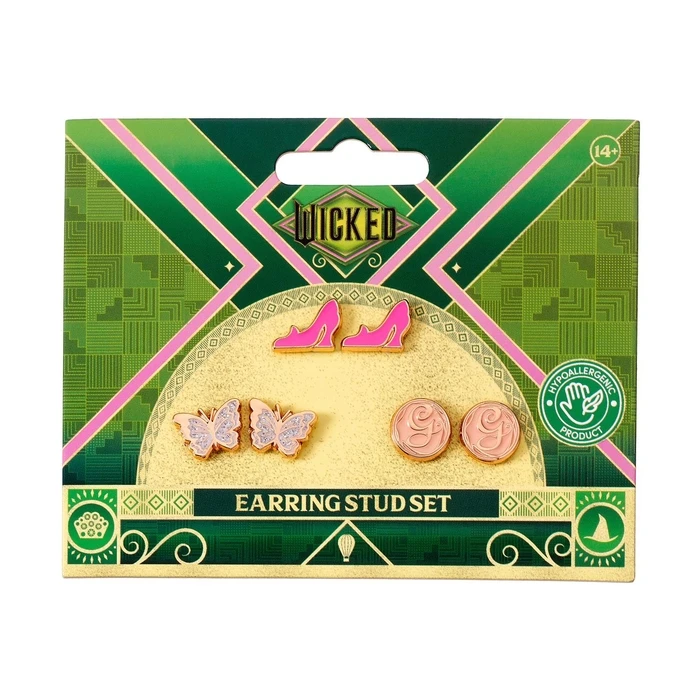 Σκουλαρίκια Carat Shop Wicked - Glinda Butterfly, G and Shoe Stud (WKSE0001)
