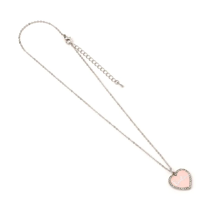 Κολιέ Carat Shop Barbie - Pink Enamel Heart Pendant Necklace with Crystal (BMN00003)