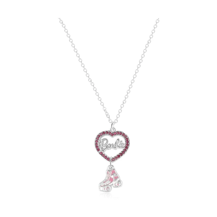 Κολιέ Carat Shop Barbie - Crystal Heart and Roller Skate Necklace (BMN00004)