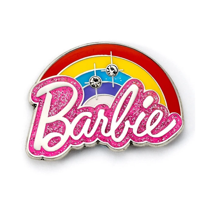 The Carat Shop Ltd Barbie Καρφίτσα Rainbow Logo Pin Badge