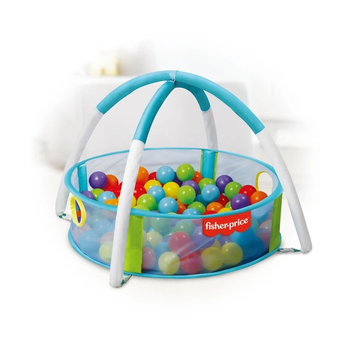 Γυμναστήριο Δραστηριοτήτων Fisher-Price: Baby Ball Pit 25pcs Ocean Ball Inside (F0319R)