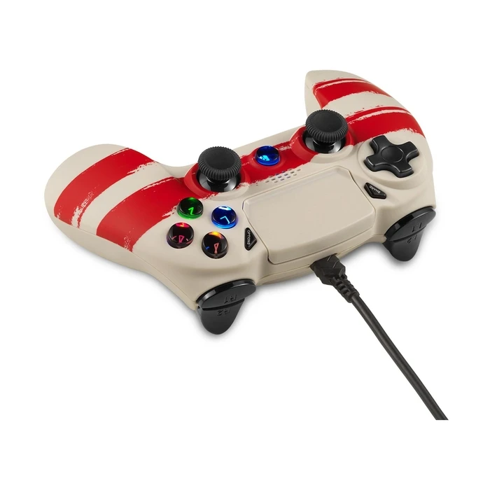 Spartan Gear Hoplite 2 Wired Gamepad for PC / PS4 - Redline
