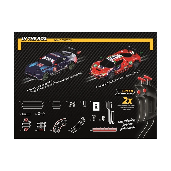 Carrera GO!!! GT Powerplay - Racing Set (Slot Car Track) 1:43, Ages 6+ (Carrera Toys)