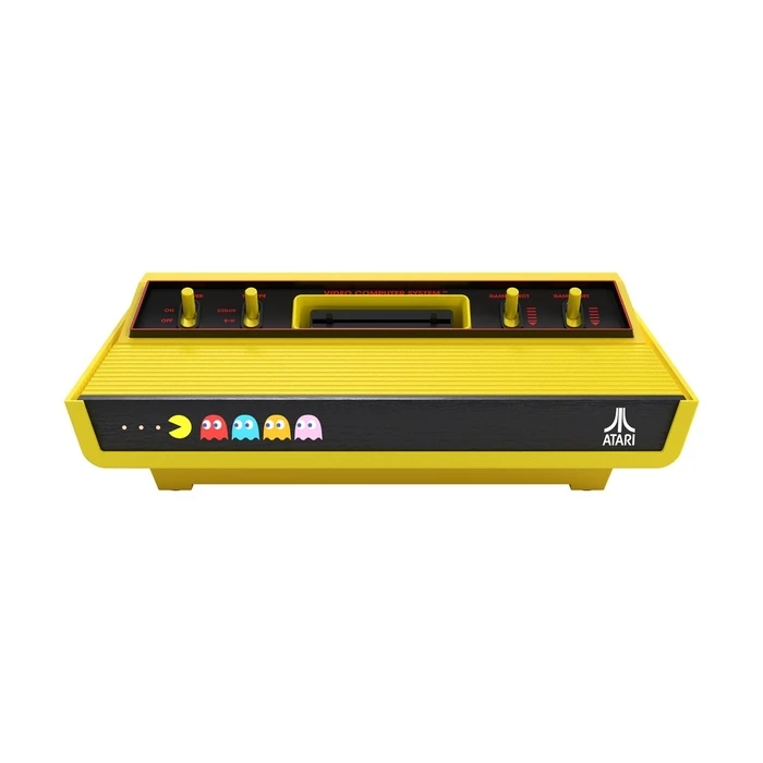 Atari 2600+ Pac-Man Edition Console with PAC-MAN Double Feature and CX-40+ Joystick