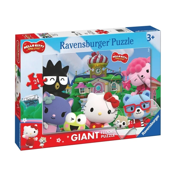 Παζλ Ravensburger Floor Puzzle: Hello Kitty - Fun in Cherry Town (24pcs)