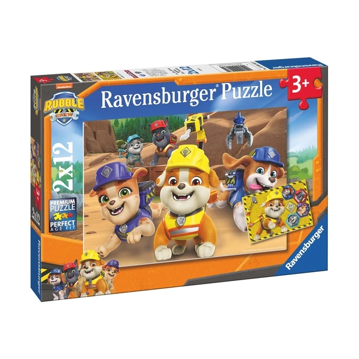 Παζλ Ravensburger: Rubble & Crew - Team in (2x12pcs)