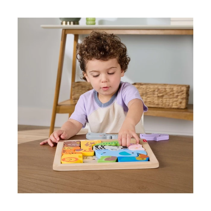 Παιδικό Puzzle Fisher-Price: Wooden Animal (JFG10)