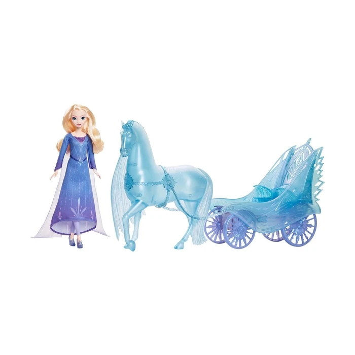 Κούκλα Mattel Disney: Frozen Fashion Dolls - Elsa & Nokk Adventure Carriage (JBG56)