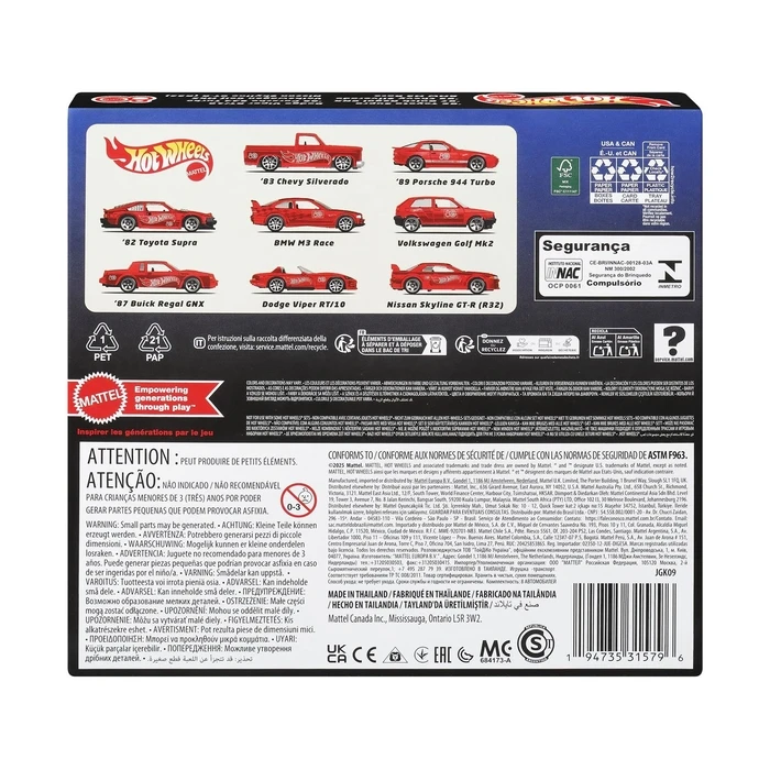Hot Wheels Die-Cast Car 1:64 for Ages 3+ (Mattel JGK09)