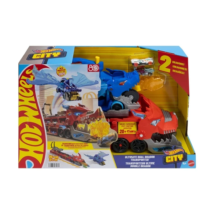 Mattel Hot Wheels City Ultimate Dual Dragon Transporter