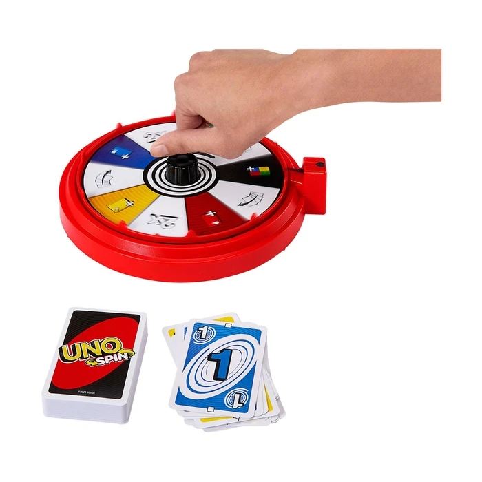 Επιτραπέζιο Παιχνίδι Mattel Uno: Uno Spin (JGR00)