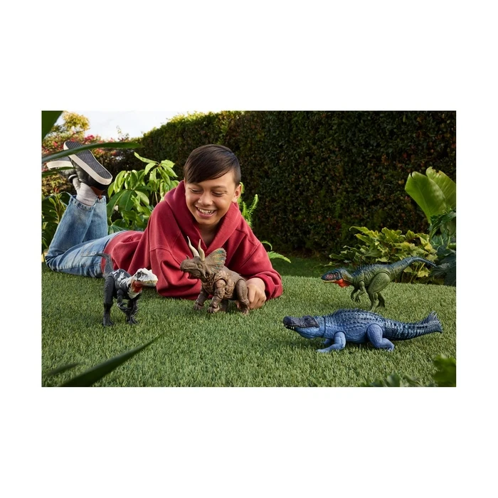 Φιγούρα Mattel Jurassic World Rebirth: Gigantic Thrashers - Eotriceratops (JGB93)