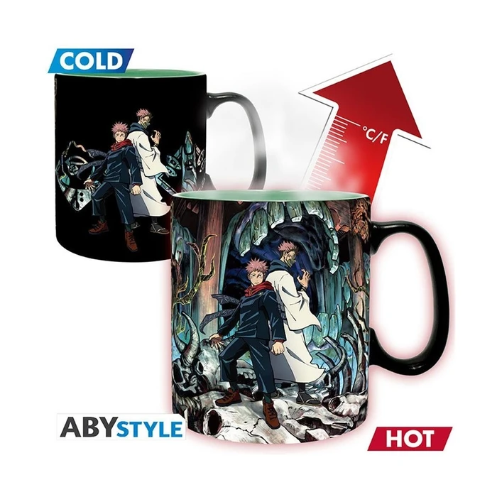 Κούπα Abysse: Jujutsu Kaisen - Itadori & Sukuna Heat Change (460ml)